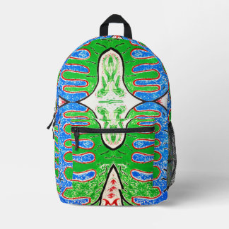 "BioForms" Abstract Pattern Backpack