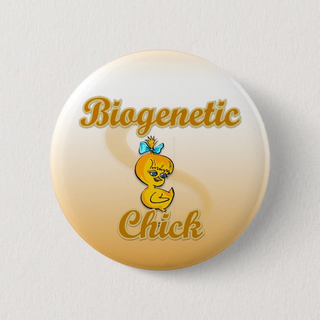 Biogenetic Chick 6 Cm Round Badge (Front)