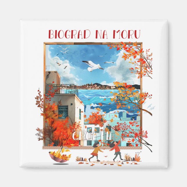 Biograd na Moru 2 Magnet (Front)