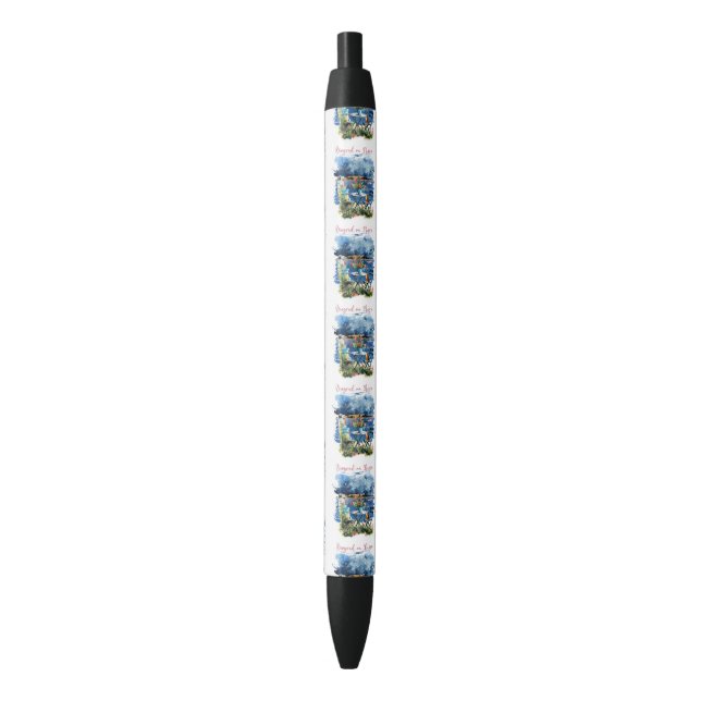 Biograd na moru 3 black ink pen (Front Vertical)