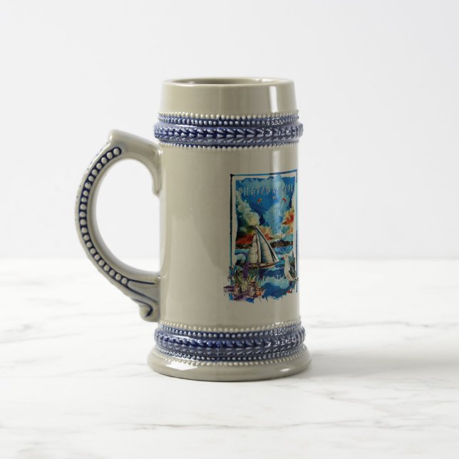 Biograd na Moru Beer Stein (Left)