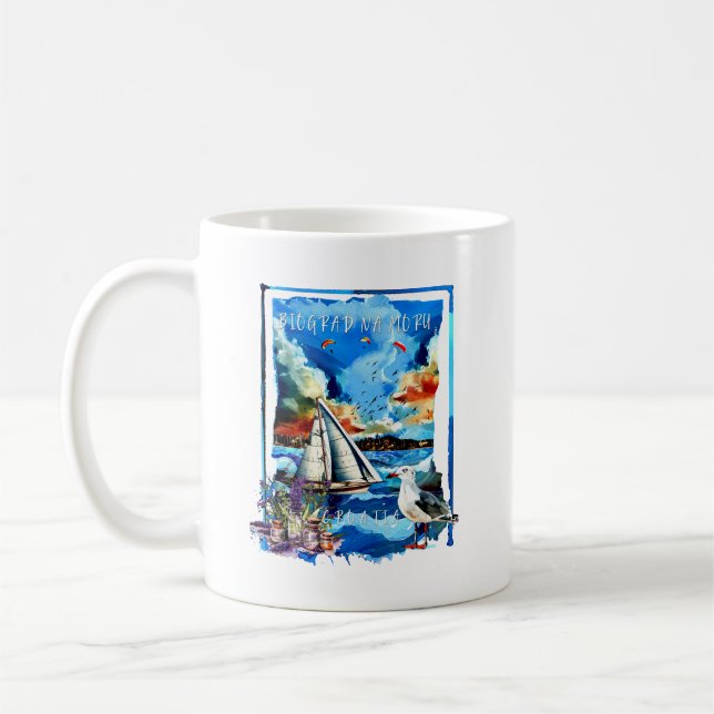 Biograd na Moru Coffee Mug (Left)
