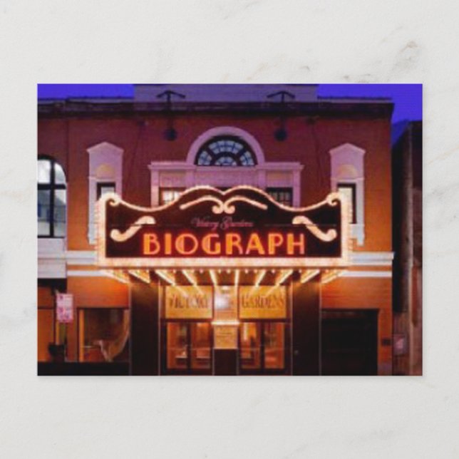 Biograph Theatre Postcard (Front)