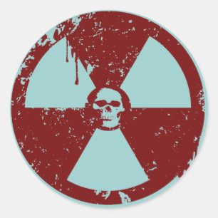 BioHazard Classic Round Sticker