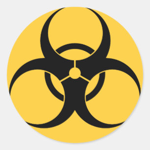 Biohazard Classic Round Sticker