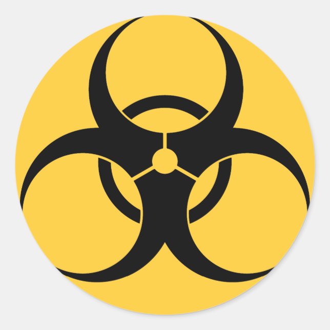 Biohazard Classic Round Sticker (Front)