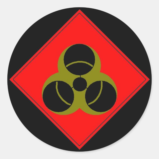 Biohazard Classic Round Sticker (Front)