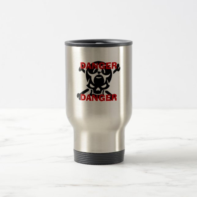 biohazard Danger Travel Mug (Center)