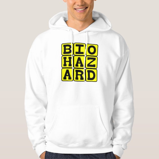 Biohazard, Dangerous Material Hoodie (Front)