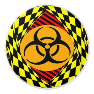 Biohazard Design by Kenneth Yoncich Ceramic Knob