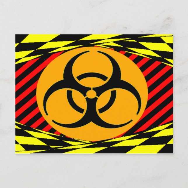 Biohazard Design by Kenneth Yoncich Postcard (Front)
