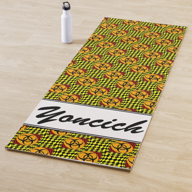 Biohazard Design by Kenneth Yoncich Yoga Mat (In Situ)