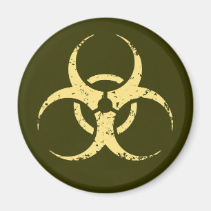Biohazard -dist -yellow magnet