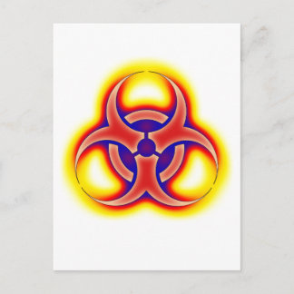 Biohazard Glow Postcard