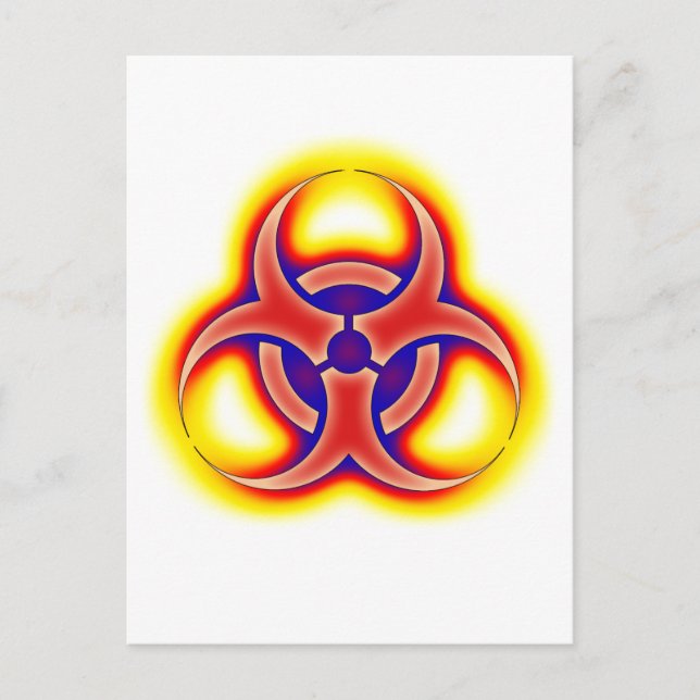 Biohazard Glow Postcard (Front)