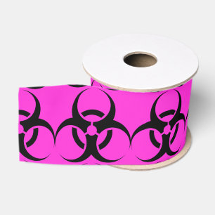 Biohazard Grosgrain Ribbon