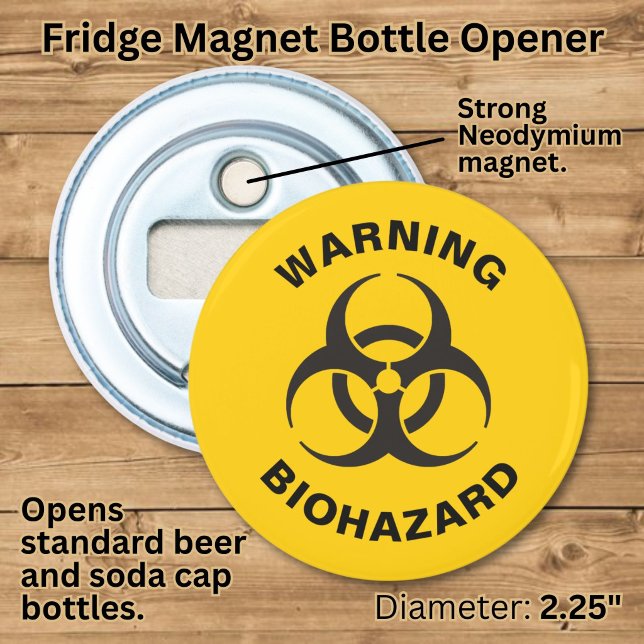 Biohazard Icon Bottle Opener (Creator Uploaded)
