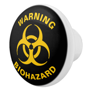 Biohazard Icon Ceramic Knob
