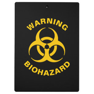 Biohazard Icon Clipboard