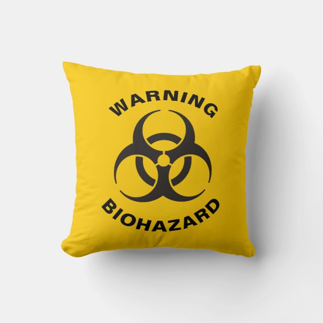 Biohazard Icon Cushion (Front)