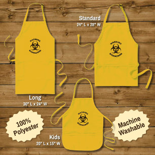 Biohazard Icon Long Apron