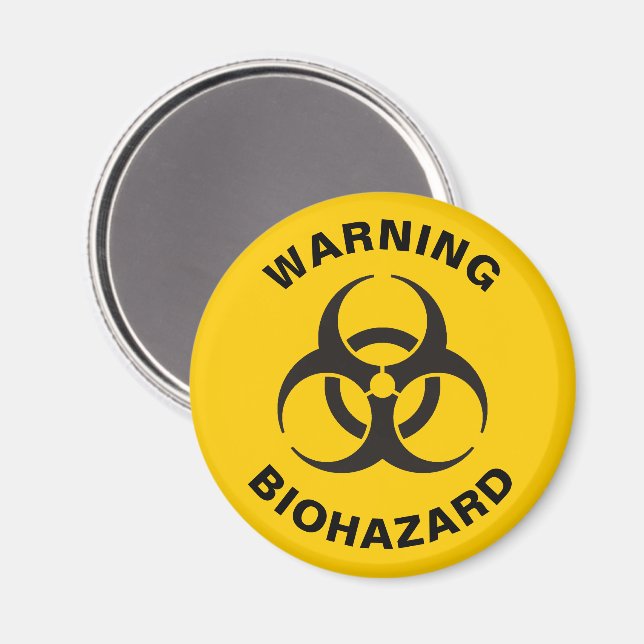 Biohazard Icon Magnet (Front/Back)
