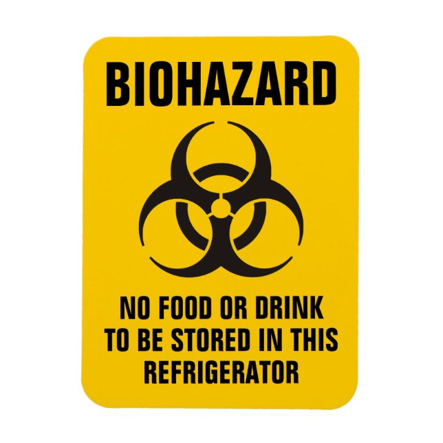 Biohazard Icon Magnet (Vertical)