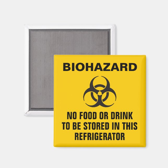Biohazard Icon Magnet (Front/Back)