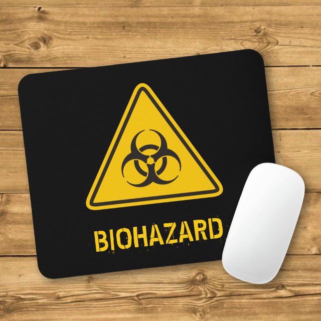 Biohazard Icon Mouse Pad (Creator Uploaded)
