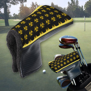 Biohazard Icon Pattern Golf Head Cover