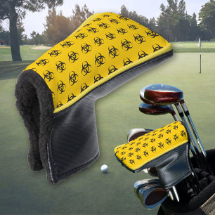 Biohazard Icon Pattern Golf Head Cover