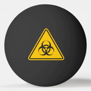 Biohazard Icon Ping Pong Ball