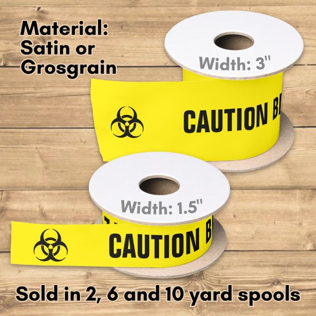 Biohazard Icon Satin Ribbon (Creator Uploaded)