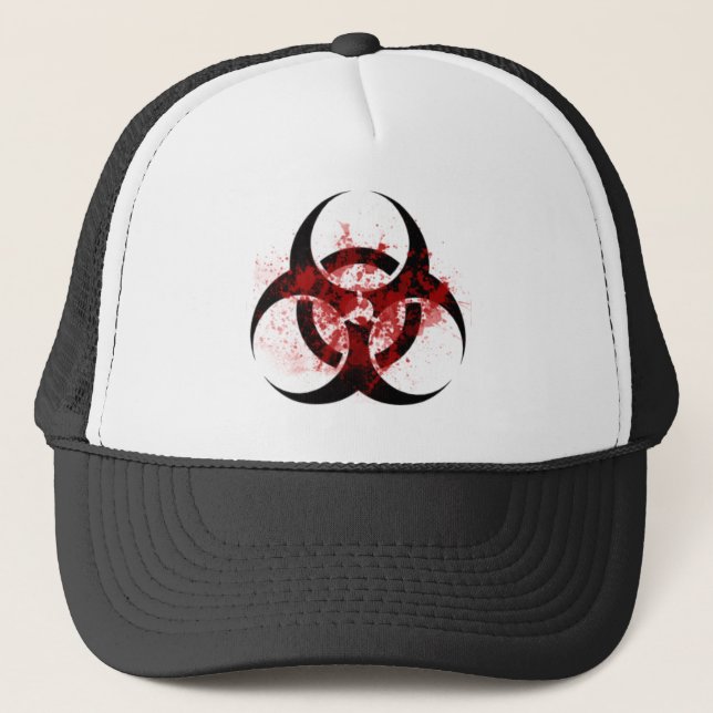 biohazard merch trucker hat (Front)