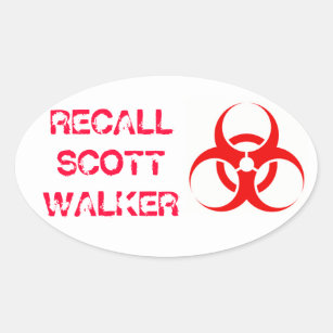 Biohazard Oval Sticker