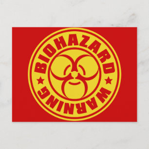 BIOHAZARD POSTCARD
