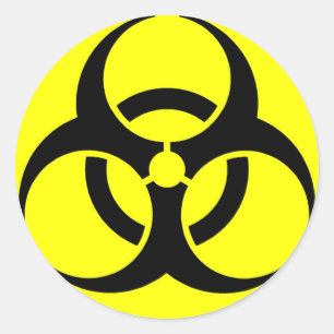 Biohazard! Sticker