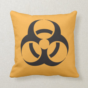 Biohazard Symbol Cushion