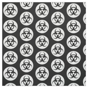 Biohazard Symbol Fabric