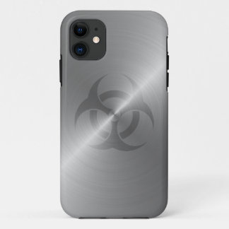 Biohazard Symbol In Steel Case-Mate iPhone Case