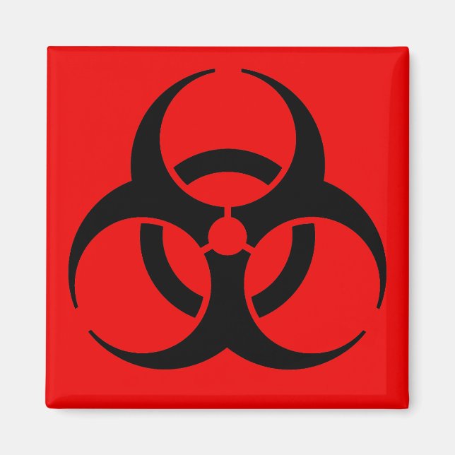 Biohazard Symbol Magnet (Front)