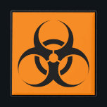 Biohazard Symbol Magnet<br><div class="desc">Primalaska Apparel.</div>