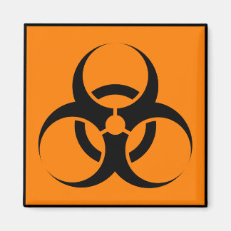 Biohazard Symbol Magnet
