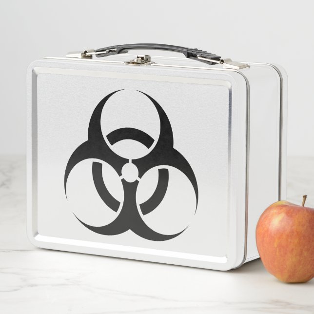 Biohazard Symbol  Metal Lunch Box (In Situ)