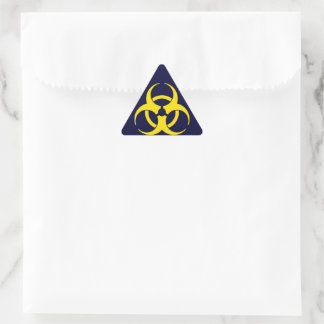 Biohazard Symbol Triangle Sticker