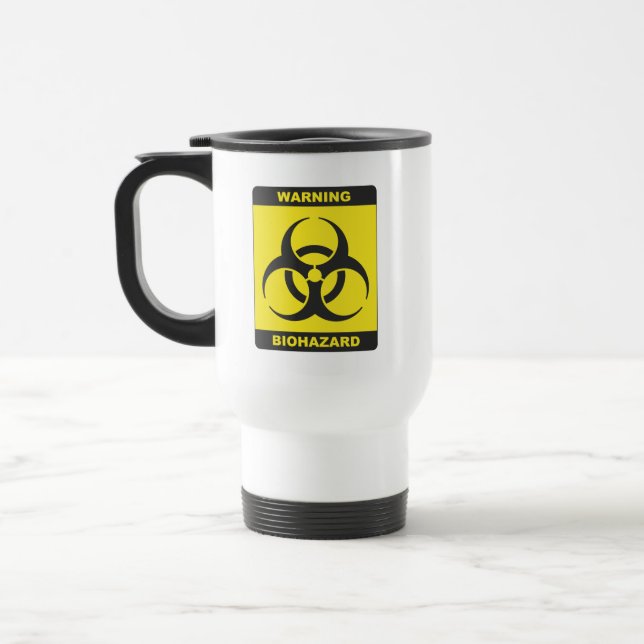 Biohazard travel mug (Left)