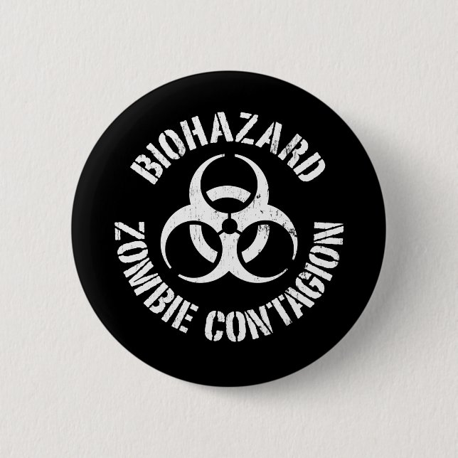 Biohazard: Zombie Contagion Button (Front)
