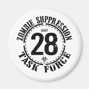 Biohazard Zombie Task Force Magnet