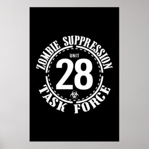 Biohazard Zombie Task Force Poster