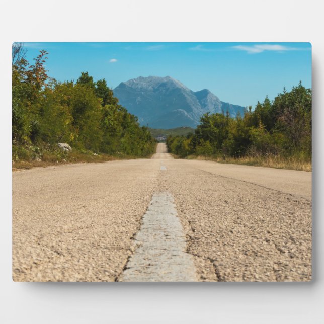 Biokovo Mountains - Croatia Plaque (Front)